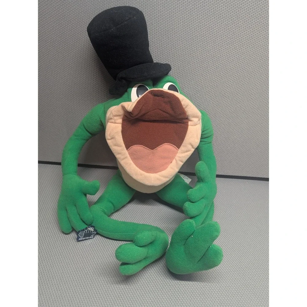 VTG 1994 Michigan J Frog Plush Looney Tunes Warner Bros Applause Tag Collectible